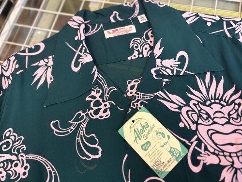 Sun Surf  SHROT SLEEVE　RAYON HAWAIIAN SHIRT“INCARNATION OF GOD”  SS39611