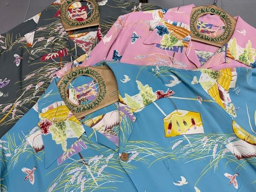 Sun Surf  SHROT SLEEVE　RAYON HAWAIIAN SHIRT “SCARECROW” SS39623