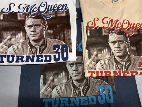 TOYS McCOY STEVE McQUEEN TEE“TURNED 30” TMC2604