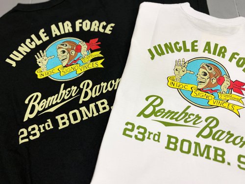BUZZ RICKSON'S BR79778 “23rd BOMB. SQ. BOMBER BARONS” S/S T-SHIRT