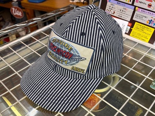 TOYS McCOY  COTTON HICKORY STRIPED CAP TOYS McCOY “30TH ANNIV.”TMA2619