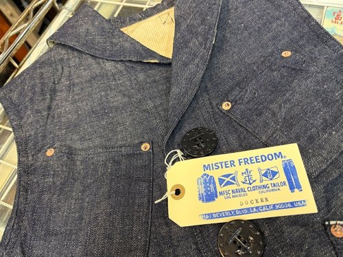 Sugar Cane　MISTER FREEDOM × SUGAR CANE Lot No_SC16023“MFSC”11oz. OKINAWA DENIM “SIGNAL VEST”[Type2]
