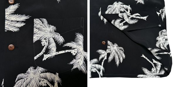 画像14: Eight-G（エイトＧ） “EVERLASTING SUMMER PALMTREE”半袖 アロハシャツ 8AS-09