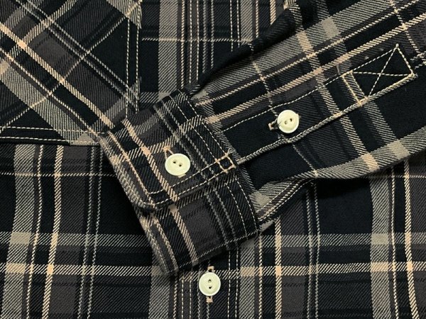 画像11: Eight-G（エイトＧ） “11oz.HEAVY FLANNEL　MADRAS CHECK WORK SHIRTS” 2024年生産タイプ 8LS-71-24AW