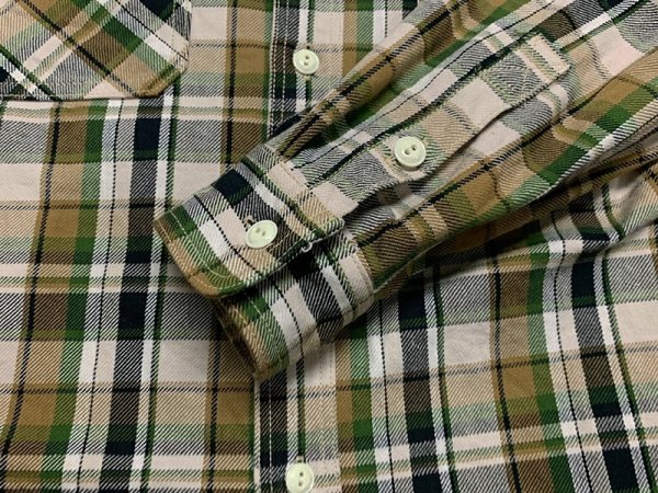 画像19: Eight-G（エイトＧ） “11oz.HEAVY FLANNEL　MADRAS CHECK WORK SHIRTS” 2024年生産タイプ 8LS-71-24AW