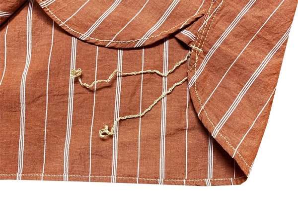 画像7: Eight-G（エイトＧ）“4oz COTTON LINEN STRIPE WORK SHIRT” 2022年生産タイプ 8SS-33-22SS