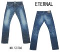 ETARNAL (エターナル)   53783 “ストレッチスリム5ポケットパンツ”ユーズド加工