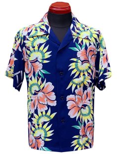 画像2: Sun Surf(サンサーフ) Hawaiian Shirt(アロハ) ショートスリーブ "ISLAND FLOWER SHOWER"