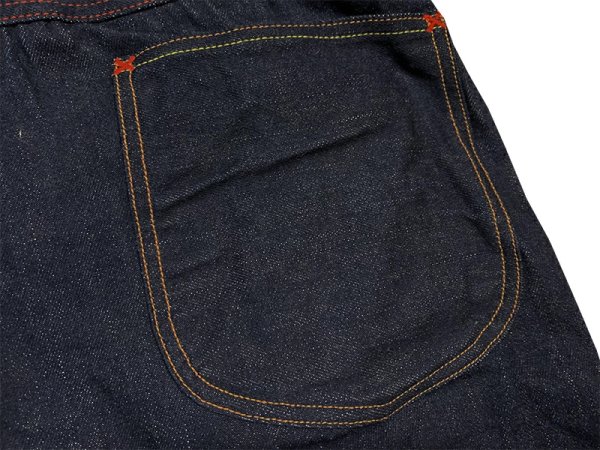 画像6: Eight-G（エイトＧ）Lot. 403-43“16oz.DENIM1943MODEL WW2 COWBOY PANTS” 16ozクランチデニム 403-43-22 ワンウォッシュ済み