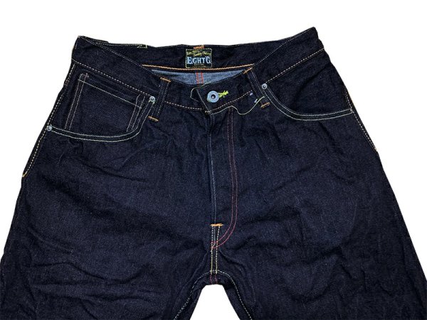 画像7: Eight-G（エイトＧ）Lot. 403-43“16oz.DENIM1943MODEL WW2 COWBOY PANTS” 16ozクランチデニム 403-43-22 ワンウォッシュ済み