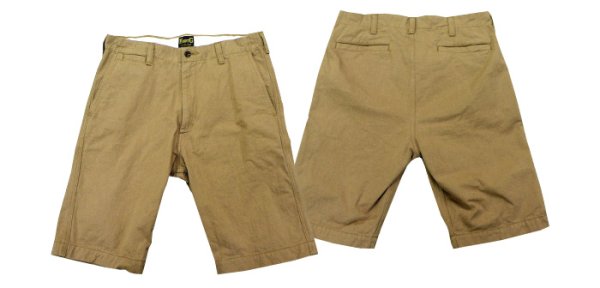 画像1: Eight-G(エイトＧ)“ショートパンツ” チノパン仕様 891S-Y09 当店水洗い済み