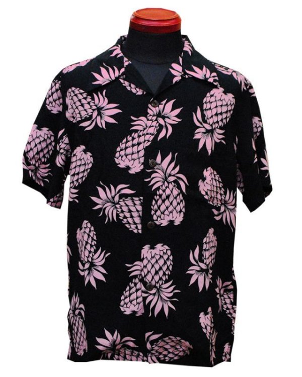 画像2: Eight-G（エイトＧ） “PINEAPPLE”(パイナップル)半袖 アロハシャツ 8AS-03-18SS 2018年タイプ