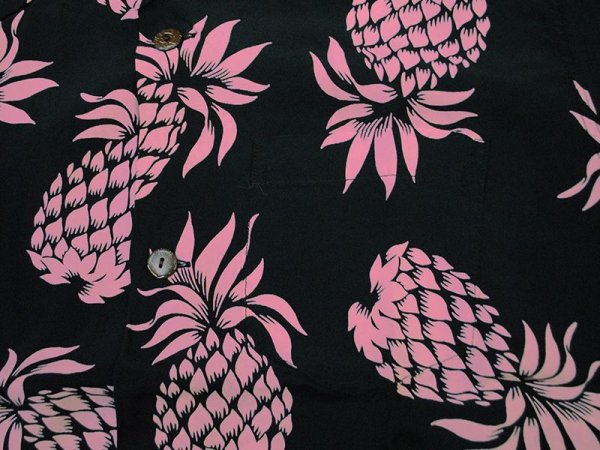 画像5: Eight-G（エイトＧ） “PINEAPPLE”(パイナップル)半袖 アロハシャツ 8AS-03-18SS 2018年タイプ
