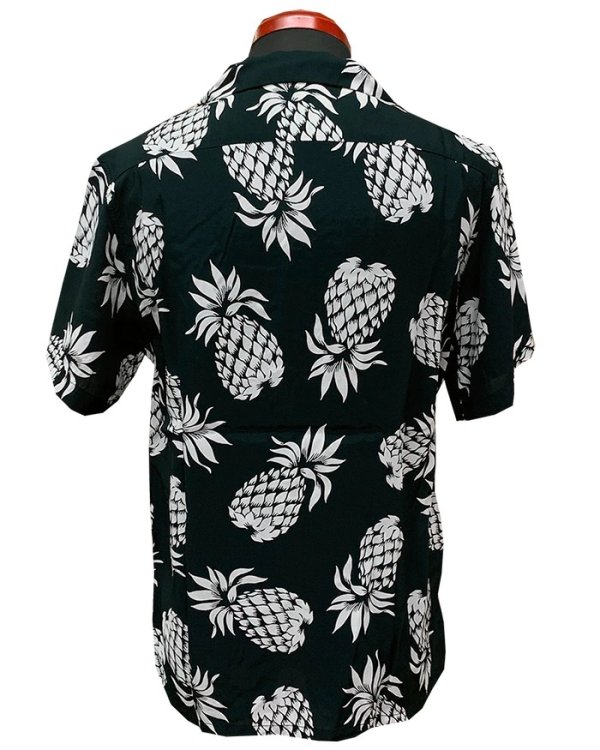 画像3: Eight-G（エイトＧ） “PINEAPPLE”(パイナップル)半袖 アロハシャツ 8AS-03-19SS 2019年タイプ