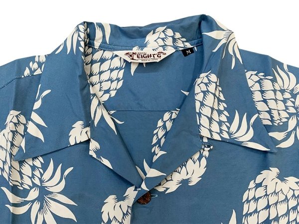 画像9: Eight-G（エイトＧ） “PINEAPPLE”(パイナップル)半袖 アロハシャツ 8AS-03-19SS 2019年タイプ