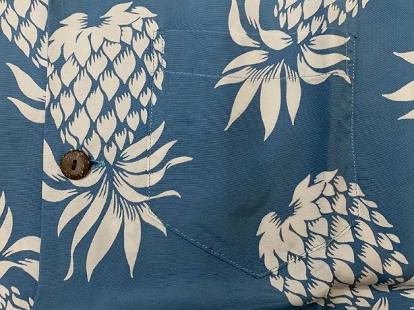 画像10: Eight-G（エイトＧ） “PINEAPPLE”(パイナップル)半袖 アロハシャツ 8AS-03-19SS 2019年タイプ