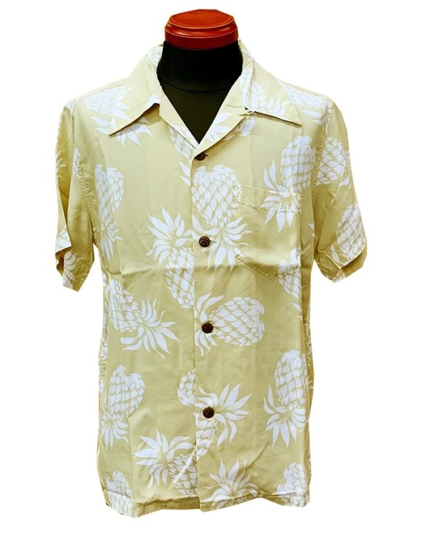 画像12: Eight-G（エイトＧ） “PINEAPPLE”(パイナップル)半袖 アロハシャツ 8AS-03-19SS 2019年タイプ