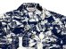 画像4: Eight-G（エイトＧ） "DOBBY INDIGO DISCHARGE HAWAIIAN SHIRT"半袖 アロハシャツ 8AS-07 (4)