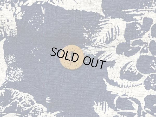 画像8: Eight-G（エイトＧ） "DOBBY INDIGO DISCHARGE HAWAIIAN SHIRT"半袖 アロハシャツ 8AS-07