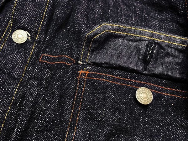 画像8: “男デニム第二弾Ｇジャン２ndモデル”Lot.8JK-02 当店水洗い済み