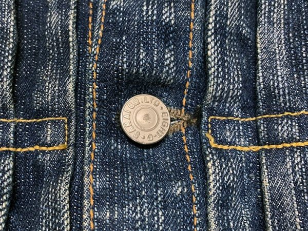 画像5: Eight-G（エイトＧ） ”男デニム第一弾Ｇジャン1stモデル”No. 8JK-03RV リアルヴィンテージ加工