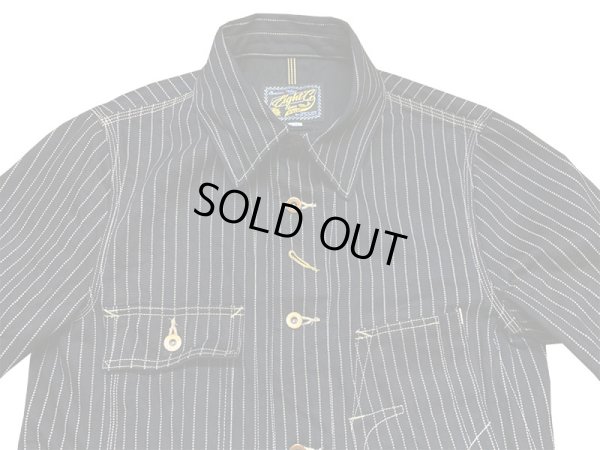 画像4: Eight-G（エイトＧ） “13oz WABASH STRIPE WORK CORT” 2021年生産タイプ 8JK-19-21AW