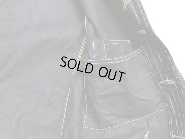 画像11: Eight-G（エイトＧ） “13oz WABASH STRIPE WORK CORT” 2021年生産タイプ 8JK-19-21AW