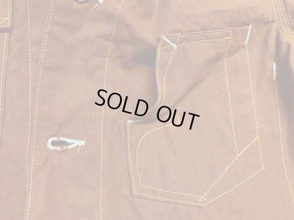 画像7: Eight-G（エイトＧ） "11.5oz SULFUR DYEING WORK CORT" 2022年生産タイプ 8JK-20-22SS