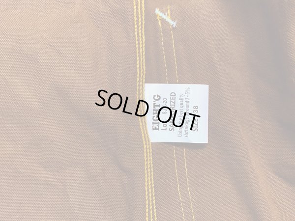 画像16: Eight-G（エイトＧ） "11.5oz SULFUR DYEING WORK CORT" 2022年生産タイプ 8JK-20-22SS