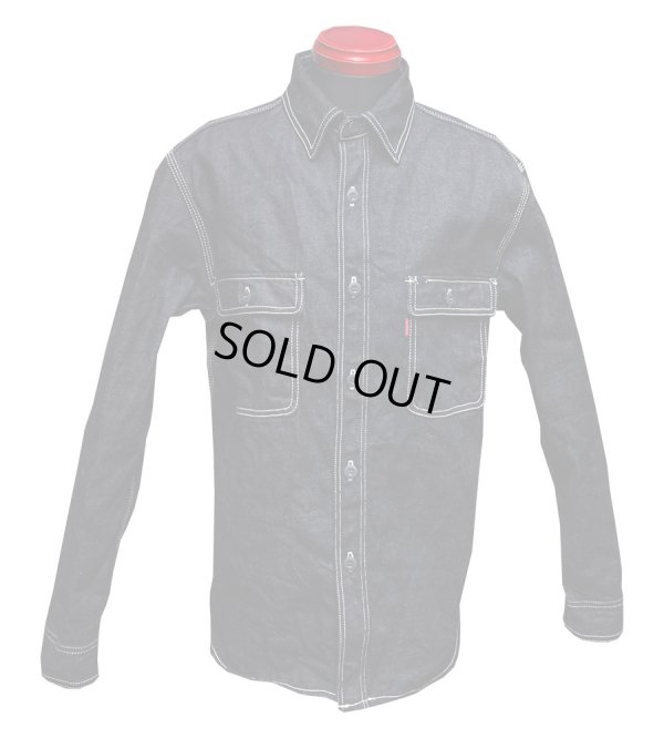 画像2: Eight-G（エイトＧ） “12.5 oz DENIM WORK SHIRT” 2022年生産タイプ 8LS-01-22SS