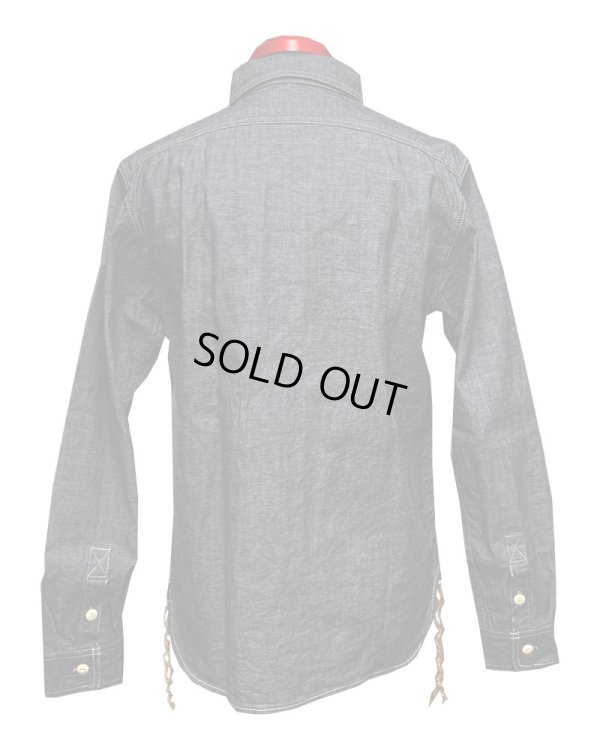 画像3: Eight-G（エイトＧ）"SHAMBRAY WORK SHIRT" 2022年生産タイプ 8LS-02-22SS