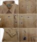 画像2: Eight-G（エイトＧ）“ツイルブラウンワークシャツ”2015年生産Type 当店水洗い＆自然乾燥 8LS-21-15AW (2)