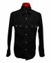 画像2: Eight-G（エイトＧ）　“11oz BLACK DENIM WESTRN SHIRT”　2022年生産タイプ　8LS-31-22SS (2)