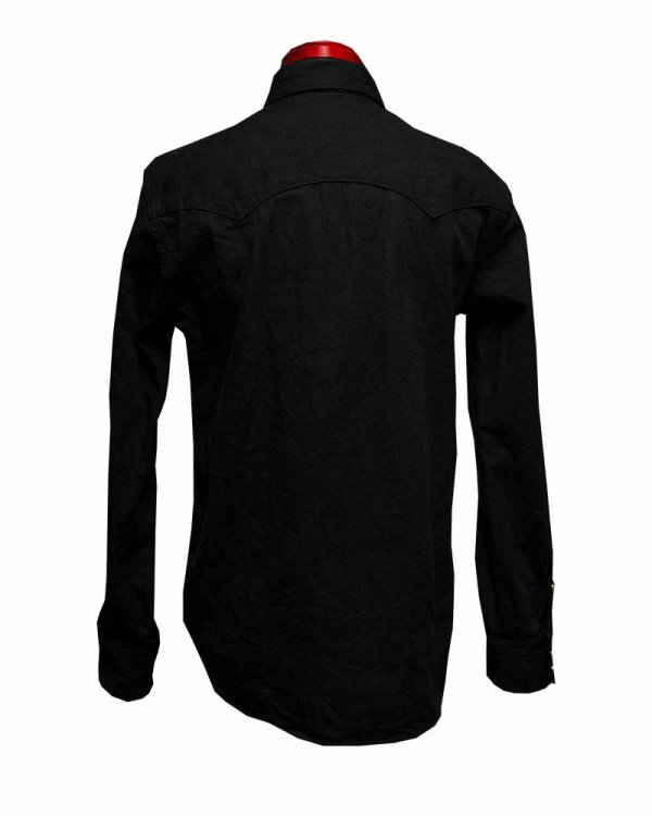 画像3: Eight-G（エイトＧ）　“11oz BLACK DENIM WESTRN SHIRT”　2022年生産タイプ　8LS-31-22SS