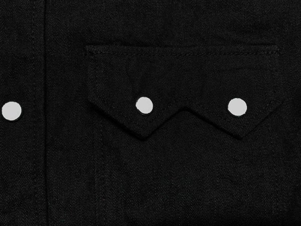 画像6: Eight-G（エイトＧ）　“11oz BLACK DENIM WESTRN SHIRT”　2022年生産タイプ　8LS-31-22SS