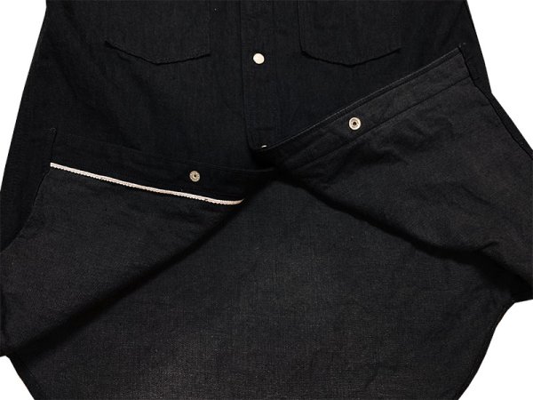 画像8: Eight-G（エイトＧ）　“11oz BLACK DENIM WESTRN SHIRT”　2022年生産タイプ　8LS-31-22SS