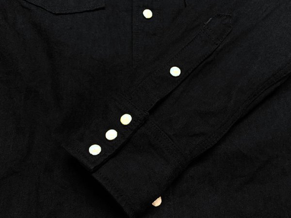 画像9: Eight-G（エイトＧ）　“11oz BLACK DENIM WESTRN SHIRT”　2022年生産タイプ　8LS-31-22SS