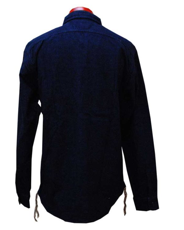 画像3: Eight-G（エイトＧ） “ソリッドツイルワークシャツ” 2018年生産タイプ メーカー洗い済み 8LS-45-18AW