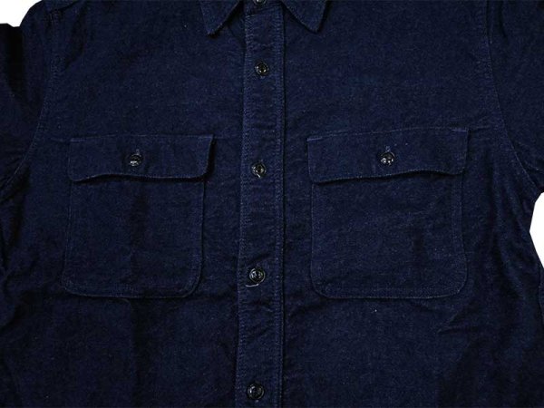 画像5: Eight-G（エイトＧ） “ソリッドツイルワークシャツ” 2018年生産タイプ メーカー洗い済み 8LS-45-18AW