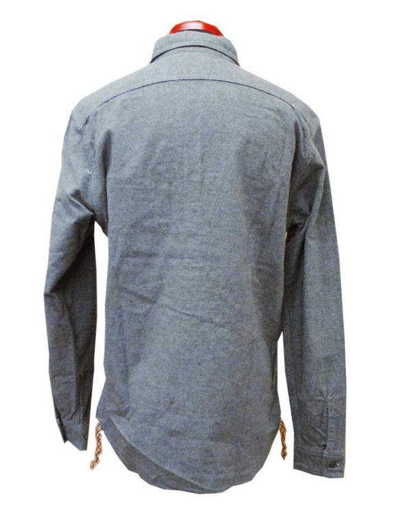 画像9: Eight-G（エイトＧ） “ソリッドツイルワークシャツ” 2018年生産タイプ メーカー洗い済み 8LS-45-18AW