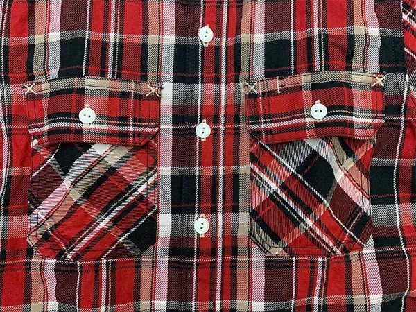 画像5: Eight-G（エイトＧ）“チェックフランネルワークシャツ” 2019年生産タイプ 8LS-49-19AW