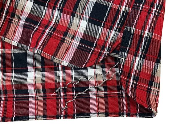 画像8: Eight-G（エイトＧ）“チェックフランネルワークシャツ” 2019年生産タイプ 8LS-49-19AW