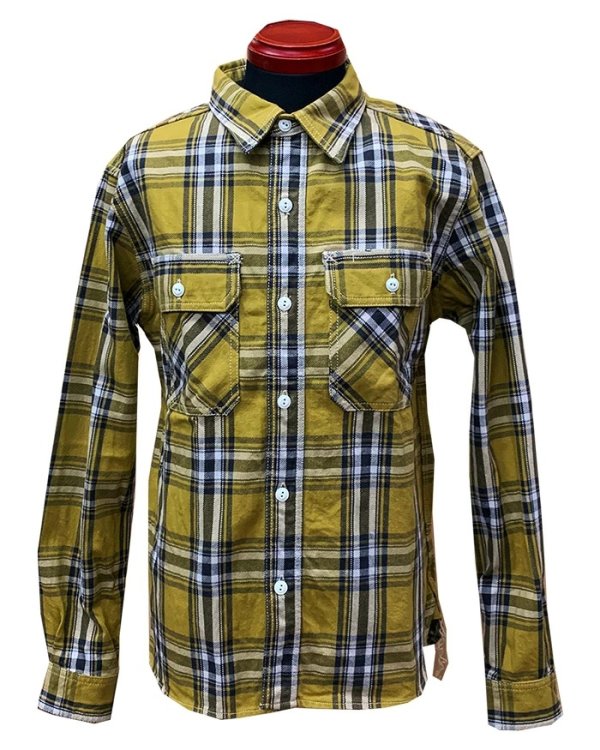 画像9: Eight-G（エイトＧ）“チェックフランネルワークシャツ” 2019年生産タイプ 8LS-49-19AW