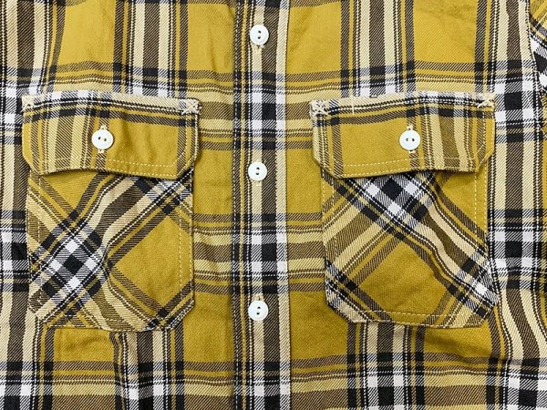 画像12: Eight-G（エイトＧ）“チェックフランネルワークシャツ” 2019年生産タイプ 8LS-49-19AW