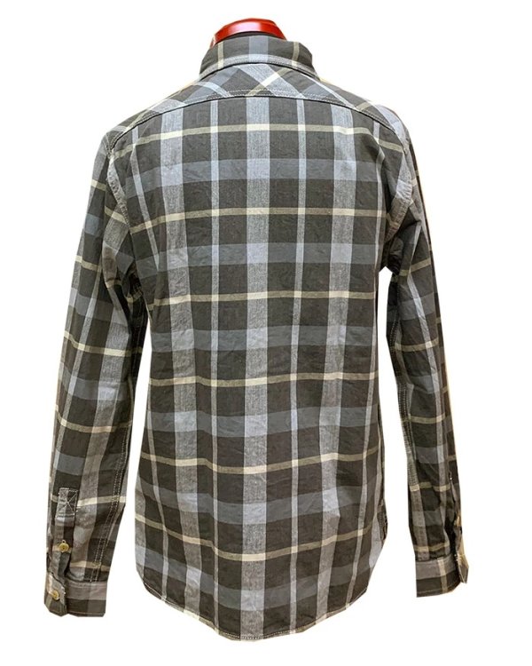 画像3: Eight-G（エイトＧ） “SULFUR DYEING CHECK WORK SHIRT” 2020年生産タイプ 8LS-50-20SS