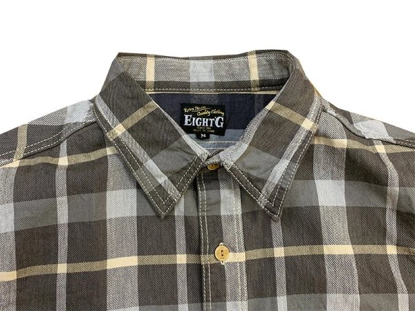 画像4: Eight-G（エイトＧ） “SULFUR DYEING CHECK WORK SHIRT” 2020年生産タイプ 8LS-50-20SS