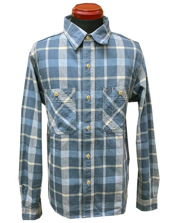画像9: Eight-G（エイトＧ） “SULFUR DYEING CHECK WORK SHIRT” 2020年生産タイプ 8LS-50-20SS