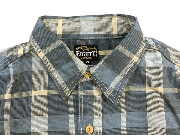画像11: Eight-G（エイトＧ） “SULFUR DYEING CHECK WORK SHIRT” 2020年生産タイプ 8LS-50-20SS