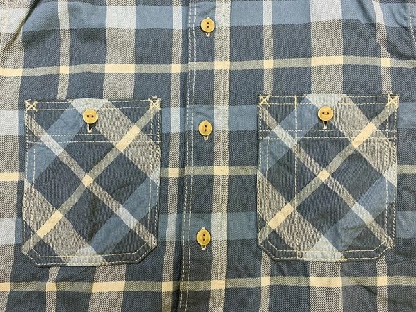 画像12: Eight-G（エイトＧ） “SULFUR DYEING CHECK WORK SHIRT” 2020年生産タイプ 8LS-50-20SS