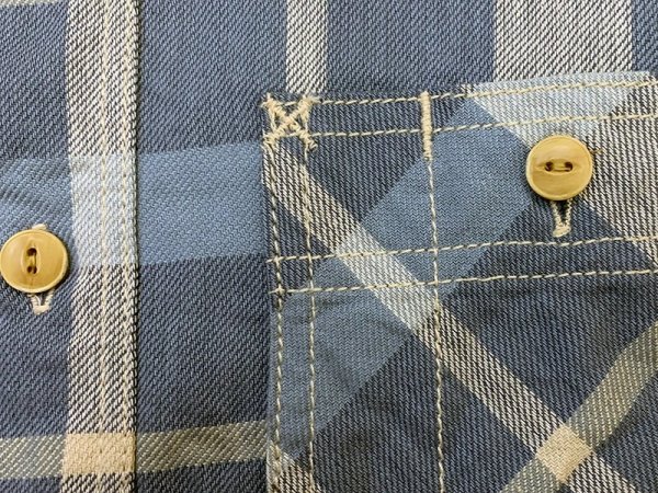 画像13: Eight-G（エイトＧ） “SULFUR DYEING CHECK WORK SHIRT” 2020年生産タイプ 8LS-50-20SS